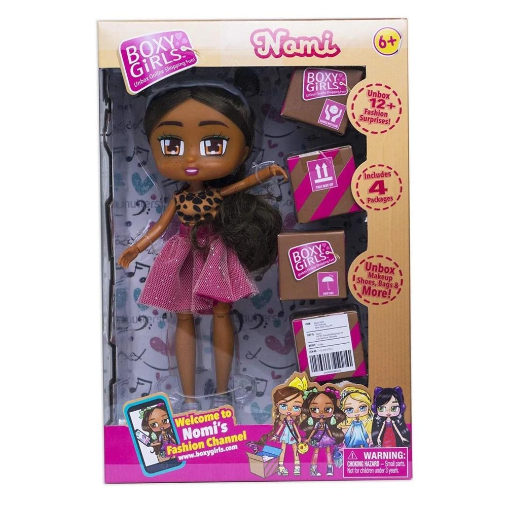Boxy Girls Nomi Doll Unbox 12+ Fashion Surprises 4 Packages Age‎ 6+